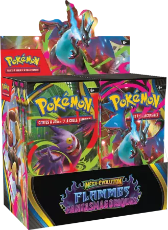 Pokémon Mega Evolution Flammes Fantasmagoriques (ME02) : Display 36 Booster français