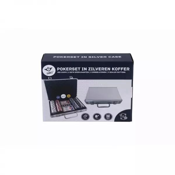 Poker - Malette metal 200 Jetons