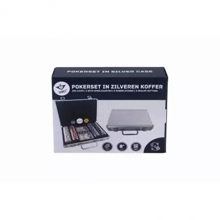 Poker - Malette metal 200 Jetons