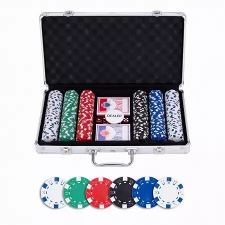 Poker - Malette metal 300 Jetons