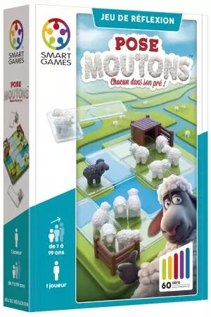 Pose Moutons - Smart Games - Jeux voyage compact