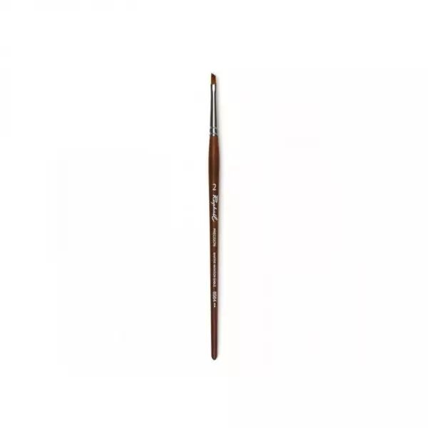 Pr�cision - Pinceaux plats biseaut�s - Taille 2