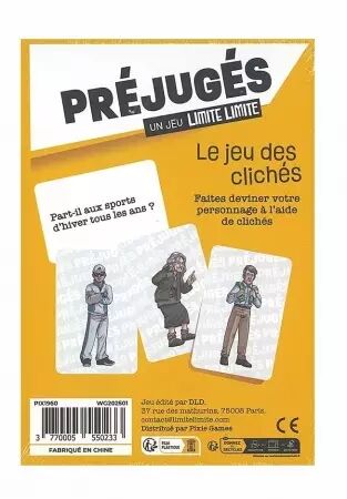 Préjugés - Un jeu Limite Limite - Edition 2025