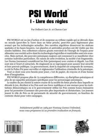 PSI World I - Livre des règles