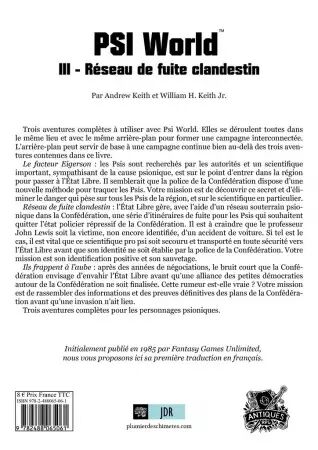 PSI World III - Réseau de fuite clandestin
