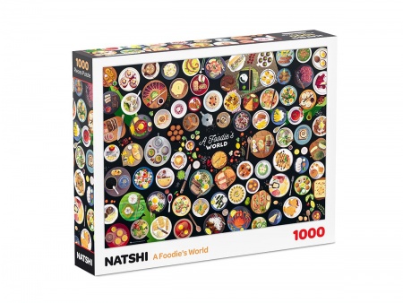 Puzzle 1000 Natshi - A Foodie\'s World
