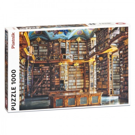 Puzzle 1000 Pièces - Bibliothèque Monastère Saint Florian