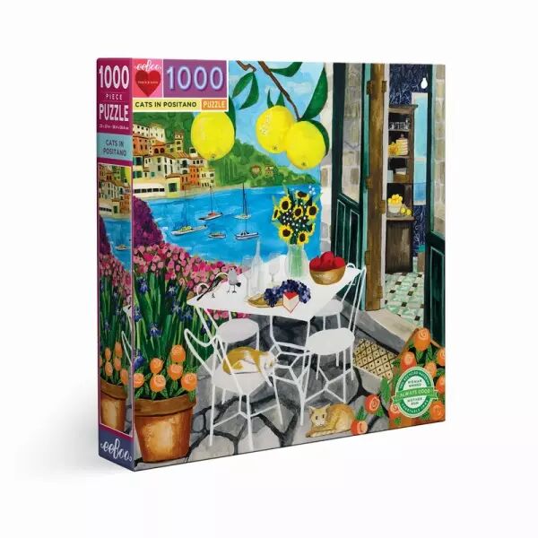 Puzzle 1000 pi�ces - Cats in Positano