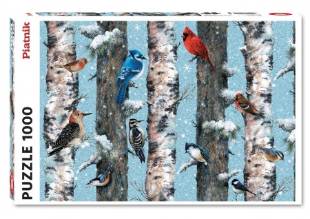 Puzzle 1000 Pièces - Oiseaux d\'hiver