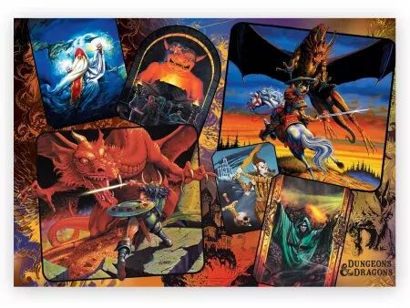 Puzzle 1000 pièces - Origins of Dungeons and Dragons