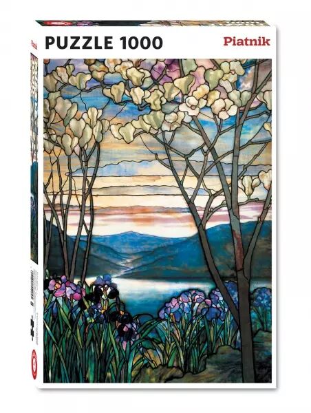 Puzzle 1000 Pi�ces - Tiffany - Magnolia et iris