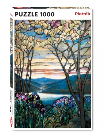 Puzzle 1000 Pièces - Tiffany - Magnolia et iris