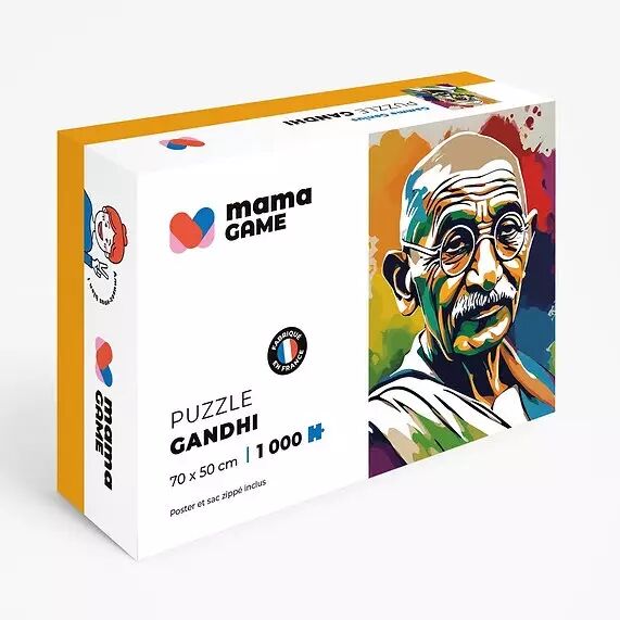 Puzzle 1000 pi�ces Gandhi - Mama Game
