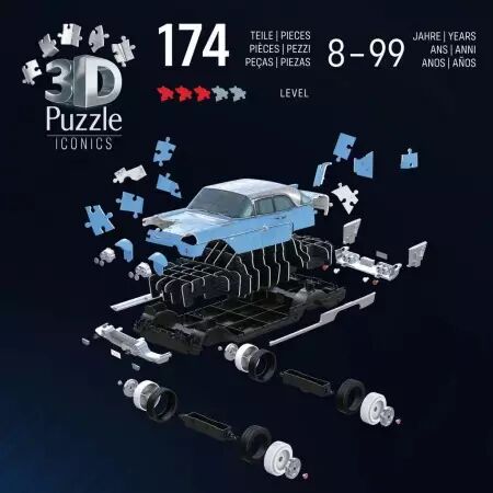 Puzzle 3D 108 pi&egrave;ces - Cadillac Eldorado Brougham - Ravensburger