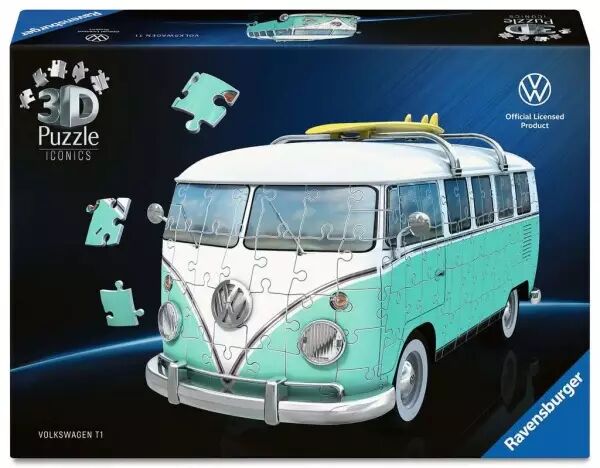 Puzzle 3D 162 pi�ces - Combi T1 Volkswagen Chrome - Ravensburger