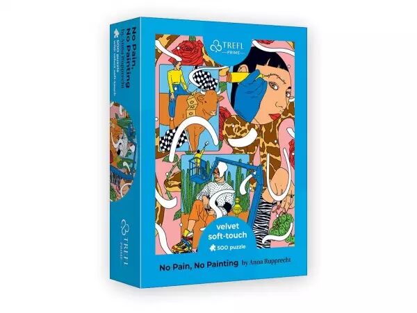Puzzle 500 pi�ces velvet - No Pain No Painting