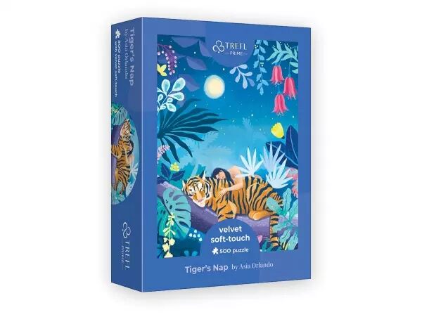 Puzzle 500 pi�ces velvet - Tiger\'s nap