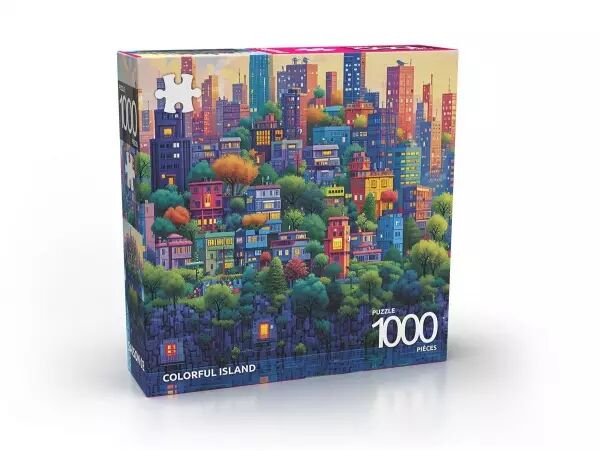 Puzzle Abi 1000 pi�ces - Colorful Island