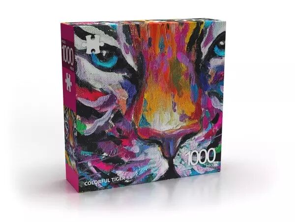 Puzzle Abi 1000 pi�ces - Colorful Tiger