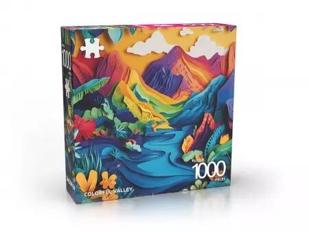 Puzzle Abi 1000 pi&egrave;ces - Colorful Valley