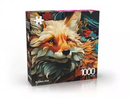 Puzzle Abi 1000 pi&egrave;ces - Floral Fox