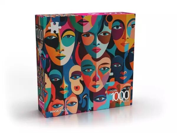 Puzzle Abi 1000 pi�ces - Mask Faces