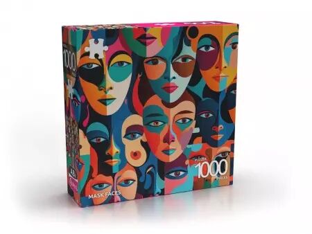 Puzzle Abi 1000 pièces - Mask Faces