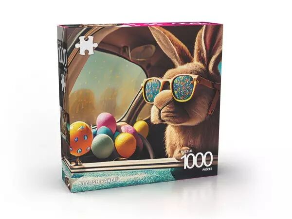Puzzle Abi 1000 pi�ces - Stylish Rabbit