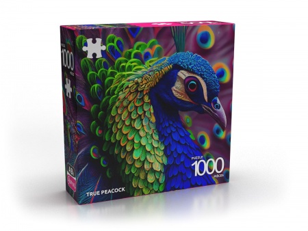 Puzzle Abi 1000 pièces - True Peacock