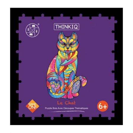 Puzzle Bois ThinkIQ - Le Chat - 143 pièces