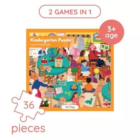 Puzzle Chercher et Trouver D\'&eacute;cole maternelle - Moritoys