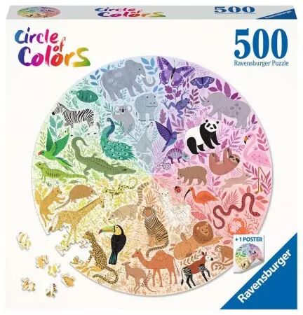 Puzzle Circle of colors - Animaux - 500p.