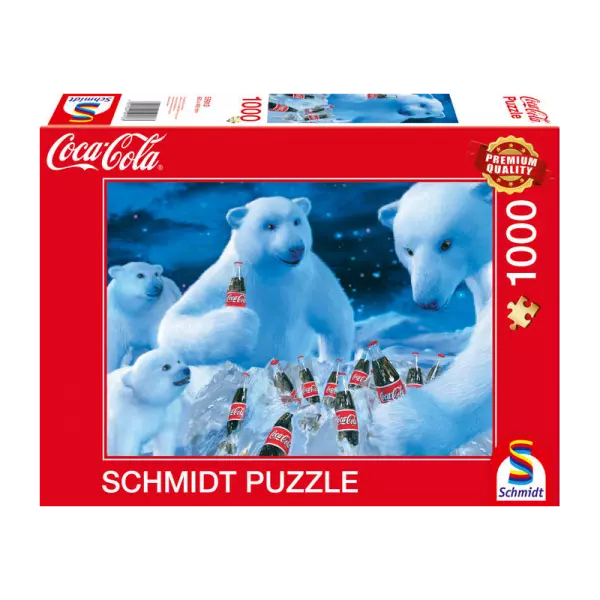 Puzzle Coca Cola - Schmidt - Puzzle 1000 pi�ces - Ours Polaires