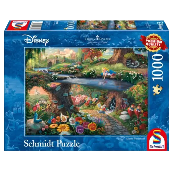 Puzzle Disney - Schmidt - Puzzle 1000 pi�ces - Alice au Pays des Merveilles