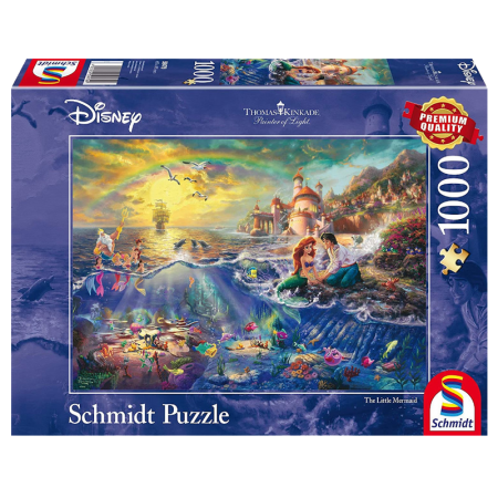 Puzzle Disney - Schmidt - Puzzle 1000 pièces - Arielle, la petite sirène