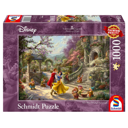 Puzzle Disney - Schmidt - Puzzle 1000 pièces - Blanche-Neige danse avec le Prince