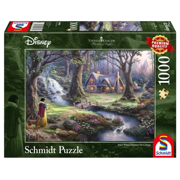 Puzzle Disney - Schmidt - Puzzle 1000 pi�ces - Blanche Neige d�couvre la Chaumi�re