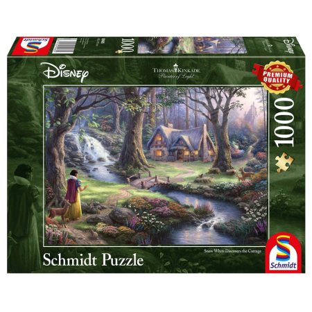 Puzzle Disney - Schmidt - Puzzle 1000 pièces - Blanche Neige découvre la Chaumière