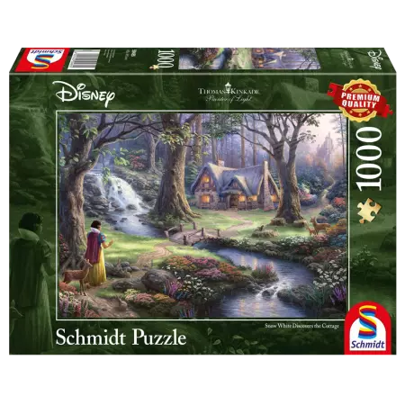 Puzzle Disney - Schmidt - Puzzle 1000 pièces - Blanche Neige découvre la Chaumière