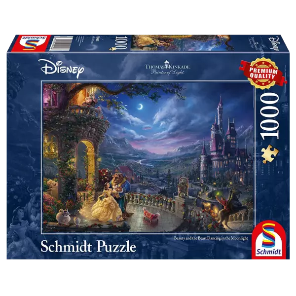 Puzzle Disney - Schmidt - Puzzle 1000 pi�ces - La Belle et la B�te