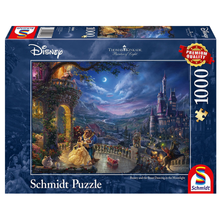 Puzzle Disney - Schmidt - Puzzle 1000 pièces - La Belle et la Bête