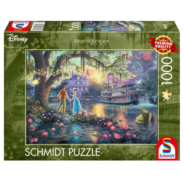 Puzzle Disney - Schmidt - Puzzle 1000 pi�ces - La Princesse et la Grenouille