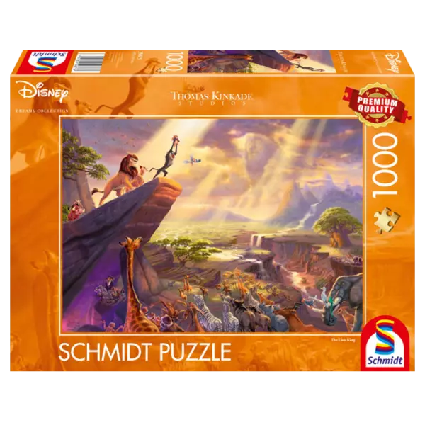 Puzzle Disney - Schmidt - Puzzle 1000 pi�ces - Le Roi Lion