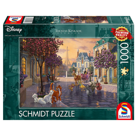Puzzle Disney - Schmidt - Puzzle 1000 pièces - Les Aristochats