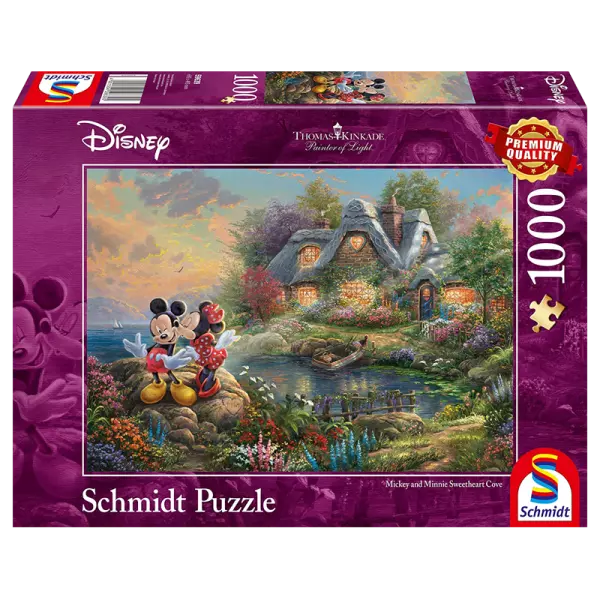Puzzle Disney - Schmidt - Puzzle 1000 pi�ces - Mickey et Minie 