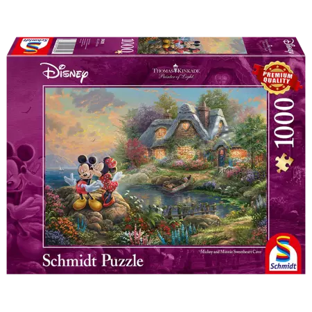Puzzle Disney - Schmidt - Puzzle 1000 pièces - Mickey et Minie 