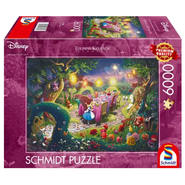 Puzzle Disney - Schmidt - Puzzle 6000 pi�ces - La Tea Party du Chapellier Fou
