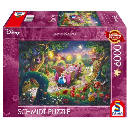 Puzzle Disney - Schmidt - Puzzle 6000 pièces - La Tea Party du Chapellier Fou