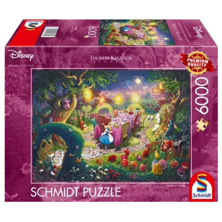 Puzzle Disney - Schmidt - Puzzle 6000 pièces - La Tea Party du Chapellier Fou