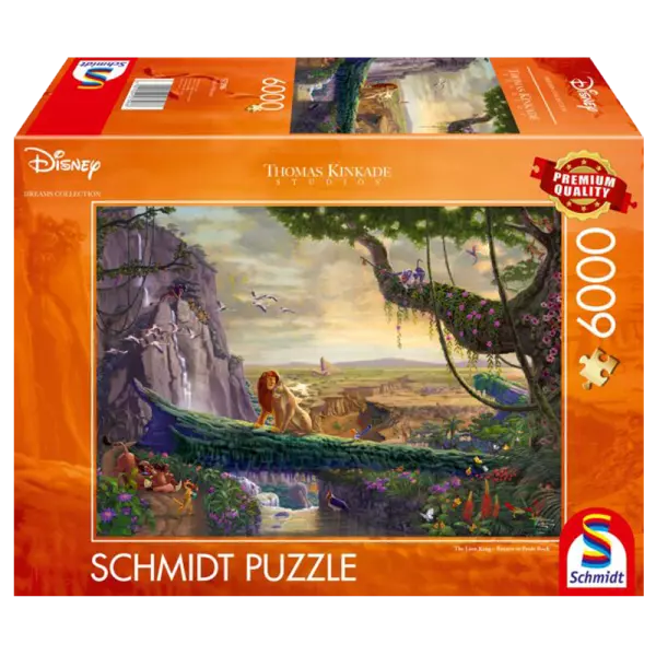 Puzzle Disney - Schmidt - Puzzle 6000 pi�ces - Le Roi Lion, retour au rocher des Lions